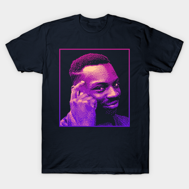Guy Tapping Head meme (dithered) Meme TShirt TeePublic